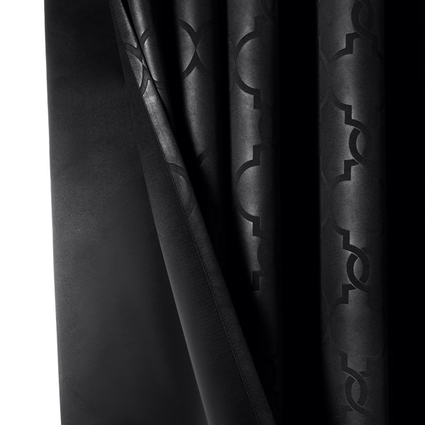 Marlow Home Co. Kitson Blackout Eyelet Semi Sheer Window Curtain